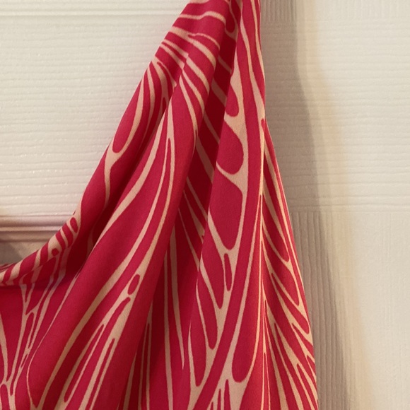 Victoria Secret Dress size L length 50” bust 36” pink and white color - Picture 3 of 12